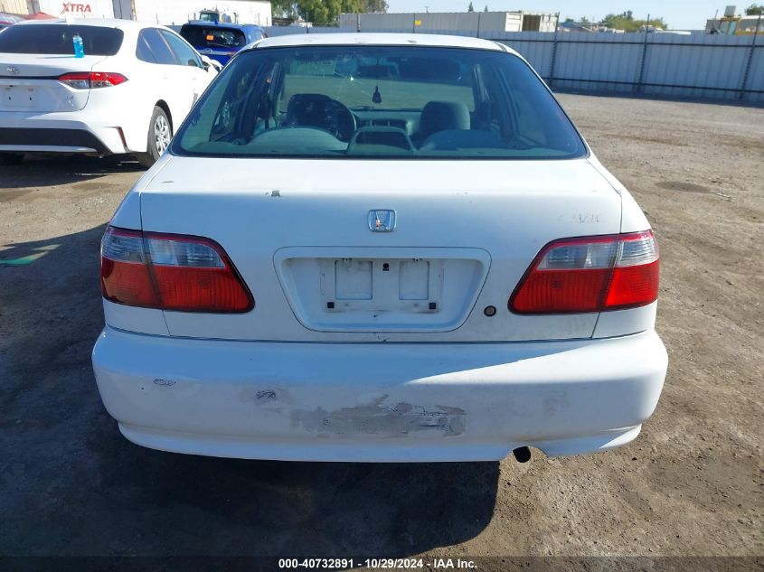 1999 Honda Civic Lx VIN: 2HGEJ6577XH543266 Lot: 40732891