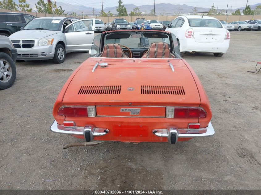 1971 Fiat 124 Spider VIN: 0000099967 Lot: 40732896