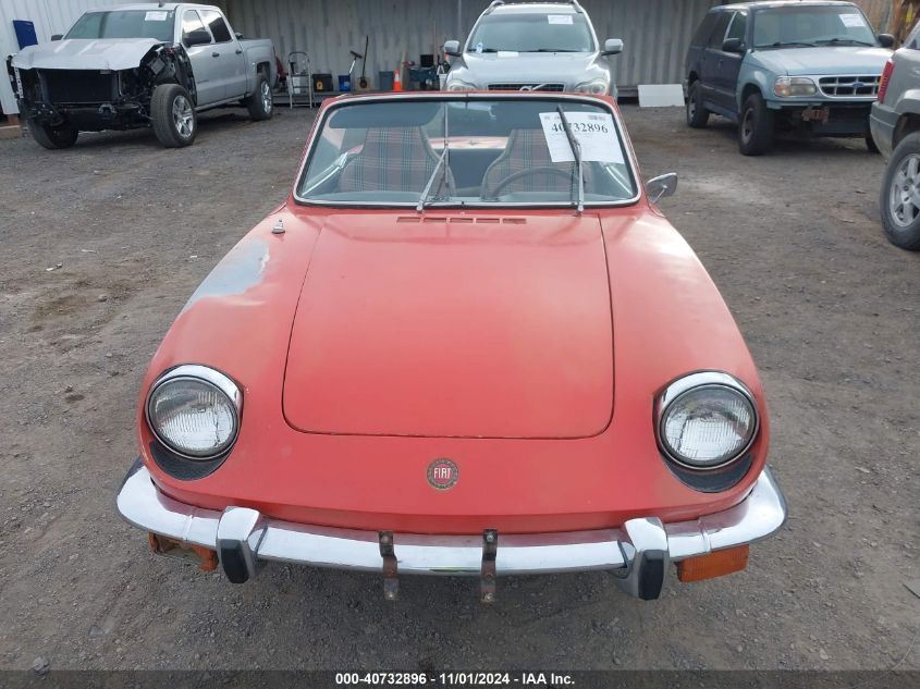 1971 Fiat 124 Spider VIN: 0000099967 Lot: 40732896