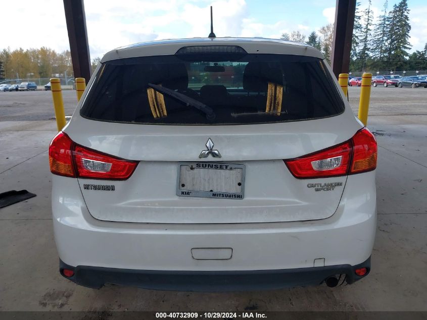 2014 Mitsubishi Outlander Sport Es VIN: 4A4AP3AU2EE017727 Lot: 40732909