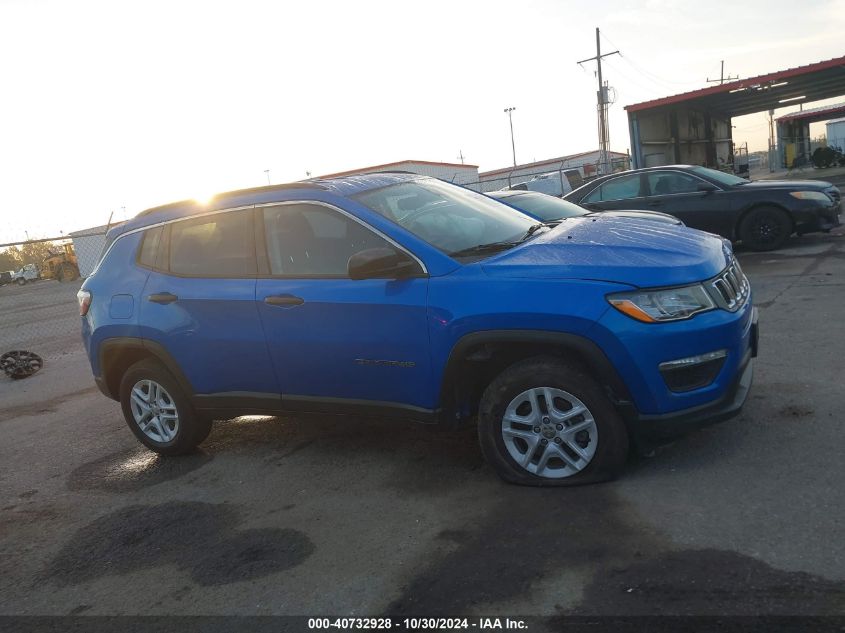 2021 Jeep Compass Sport 4X4 VIN: 3C4NJDAB5MT591476 Lot: 40732928