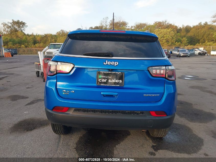 2021 Jeep Compass Sport 4X4 VIN: 3C4NJDAB5MT591476 Lot: 40732928