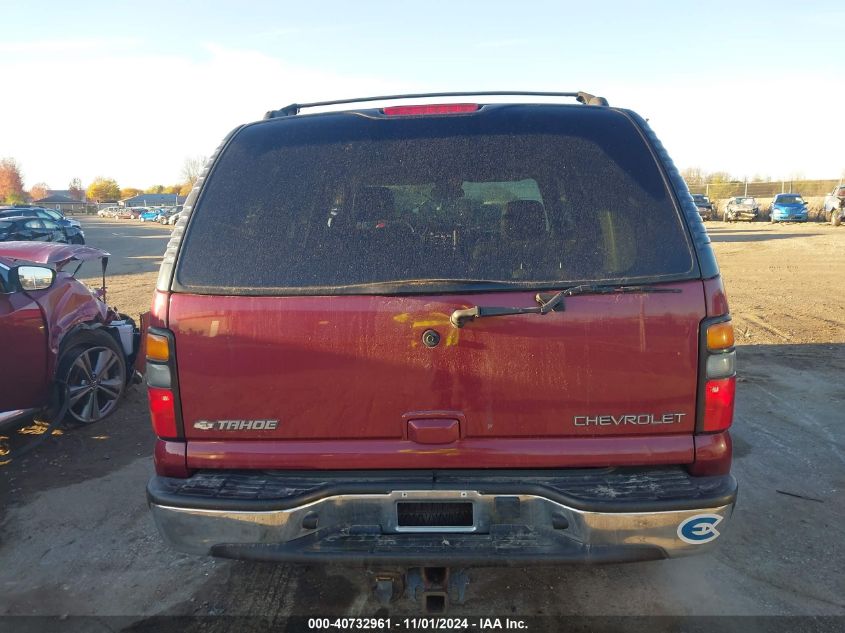 2004 Chevrolet Tahoe Lt VIN: 1GNEK13Z24J313316 Lot: 40732961