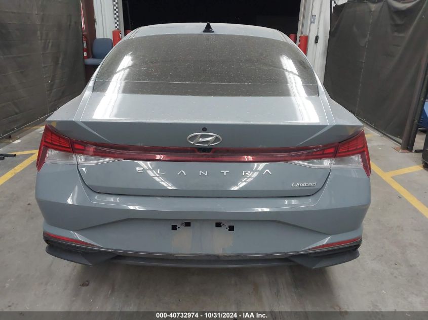 2021 Hyundai Elantra Limited VIN: KMHLP4AG3MU151114 Lot: 40732974