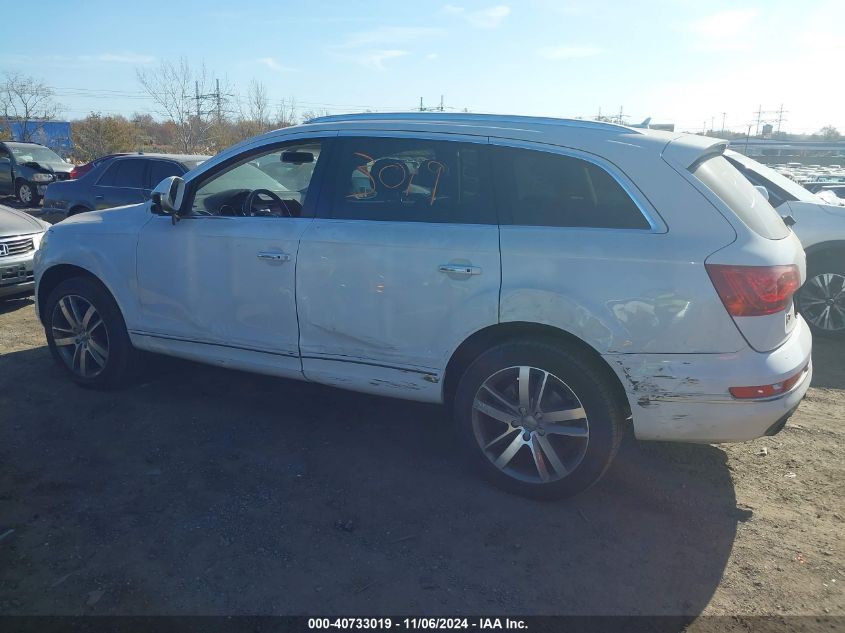 2015 Audi Q7 3.0T Premium VIN: WA1LGAFE9FD029302 Lot: 40733019