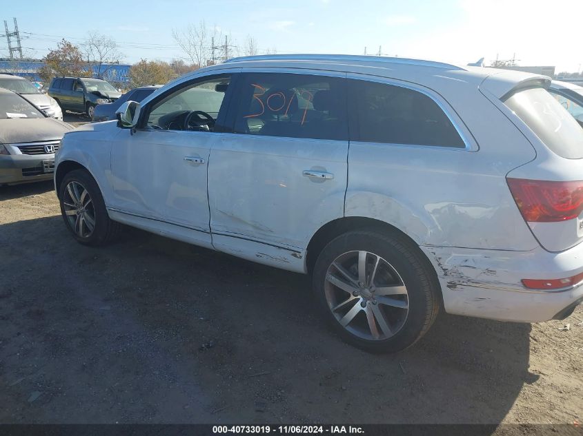 2015 Audi Q7 3.0T Premium VIN: WA1LGAFE9FD029302 Lot: 40733019