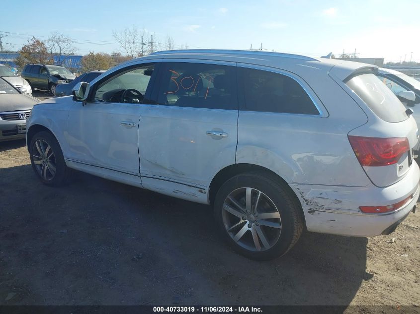 2015 Audi Q7 3.0T Premium VIN: WA1LGAFE9FD029302 Lot: 40733019