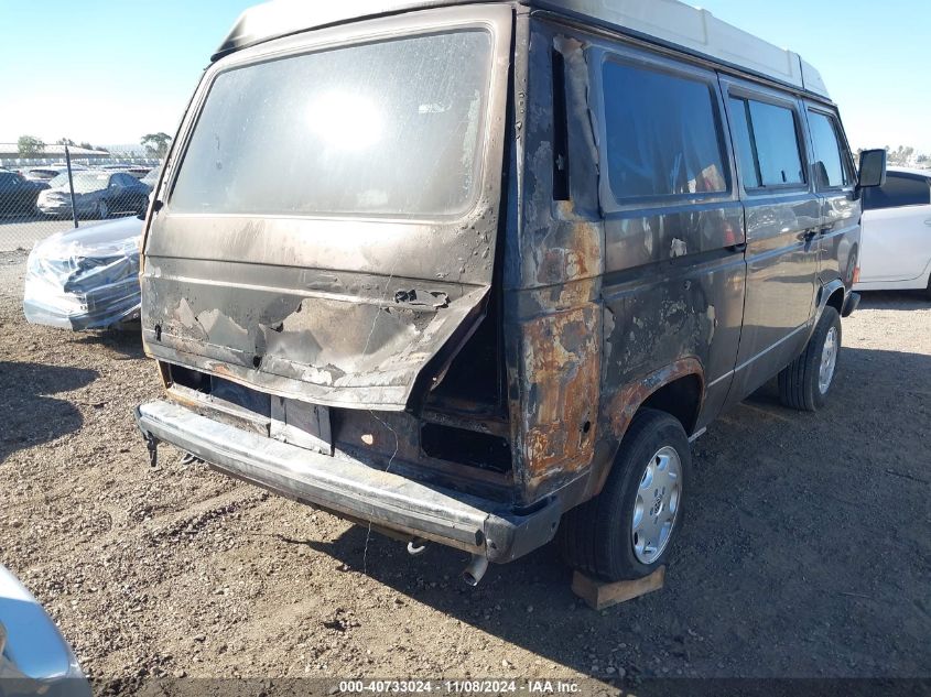 1986 Volkswagen Vanagon Kombi VIN: WV2XB025XGH026510 Lot: 40733024