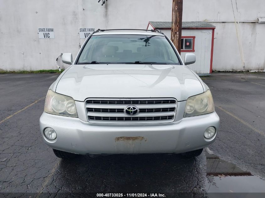 2003 Toyota Highlander Limited V6 VIN: JTEHF21A630146732 Lot: 40733025