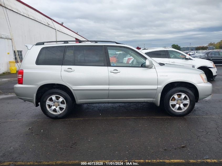 2003 Toyota Highlander Limited V6 VIN: JTEHF21A630146732 Lot: 40733025