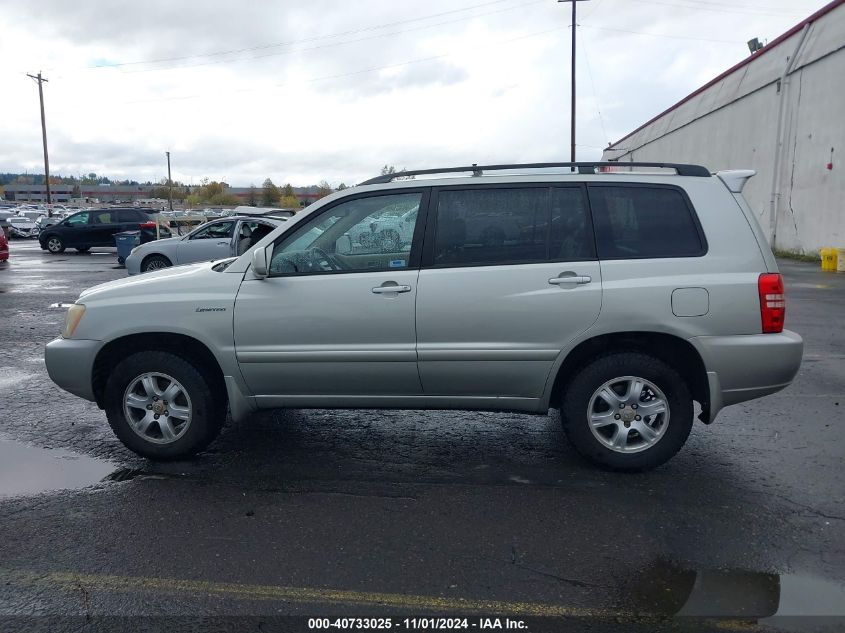 2003 Toyota Highlander Limited V6 VIN: JTEHF21A630146732 Lot: 40733025