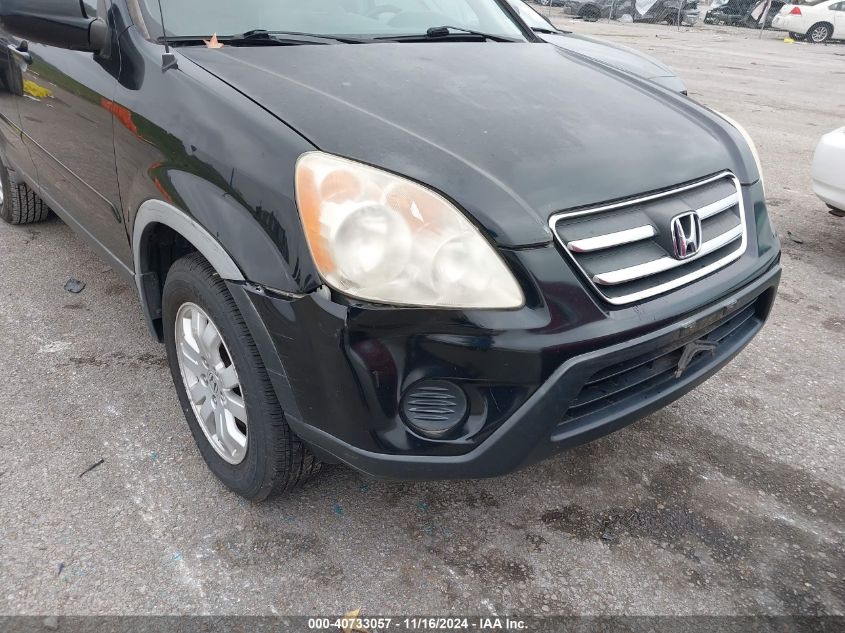 2006 Honda Cr-V Se VIN: JHLRD78926C044681 Lot: 40733057