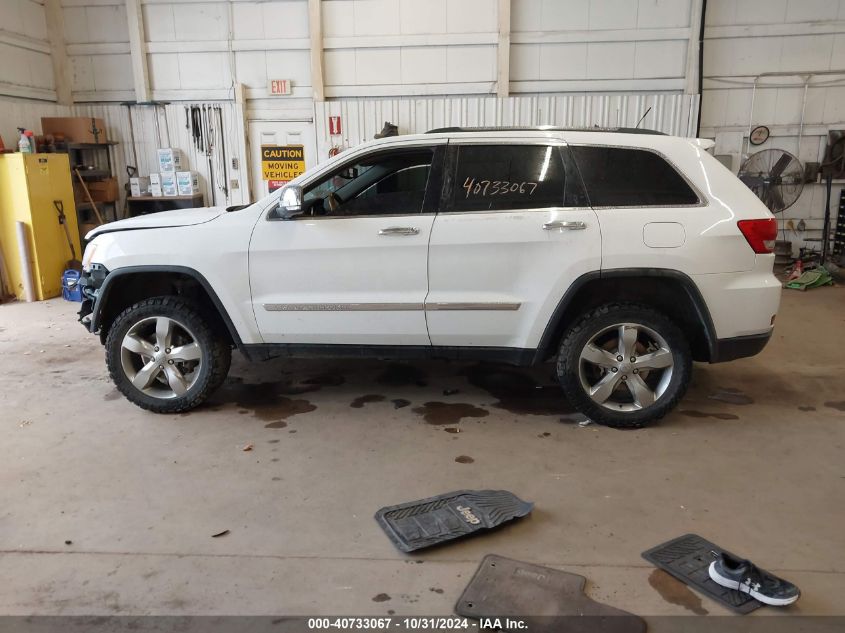 2013 Jeep Grand Cherokee Overland VIN: 1C4RJFCG6DC606956 Lot: 40733067