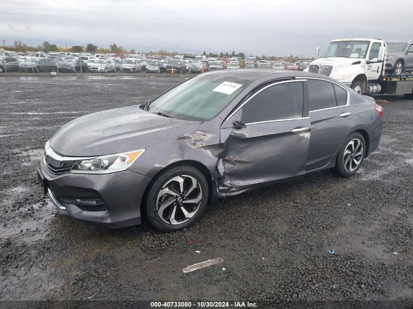 VIN 1HGCR2F86GA049544 2016 Honda Accord, Ex-L no.2