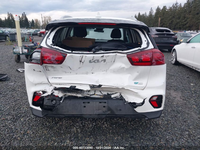 2022 Kia Niro Lxs VIN: KNDCB3LC2N5542807 Lot: 40733090