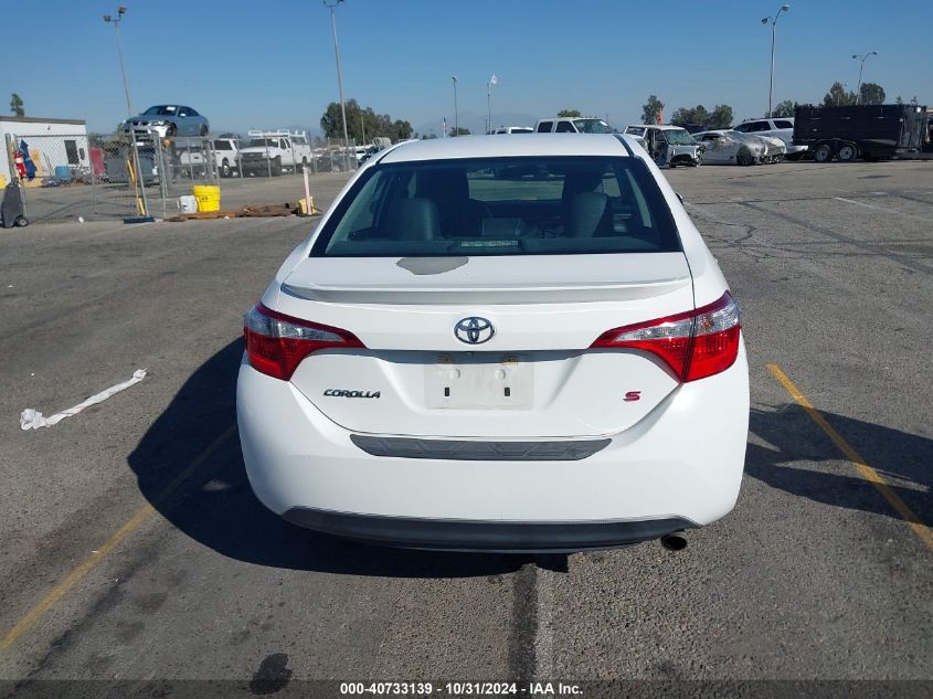 2016 Toyota Corolla S Plus VIN: 5YFBURHE6GP546318 Lot: 40733139