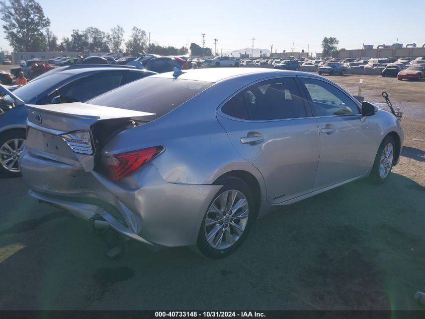 VIN JTHBW1GG4D2014136 2013 Lexus ES, 300H no.4