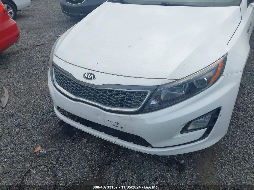 2014 Kia Optima Hybrid Lx VIN: KNAGM4AD9E5073953 Lot: 40733157