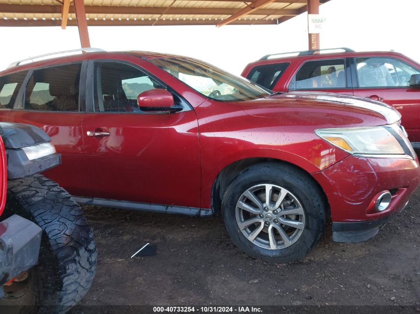 2016 Nissan Pathfinder Platinum/S/Sl/Sv VIN: 5N1AR2MN0GC639110 Lot: 40733254