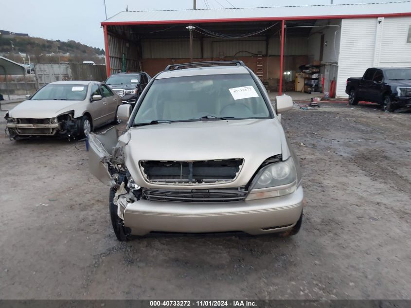 2000 Lexus Rx 300 VIN: JT6HF10UXY0122622 Lot: 40733272