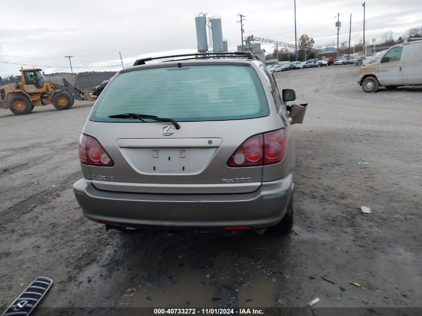 2000 Lexus Rx 300 VIN: JT6HF10UXY0122622 Lot: 40733272