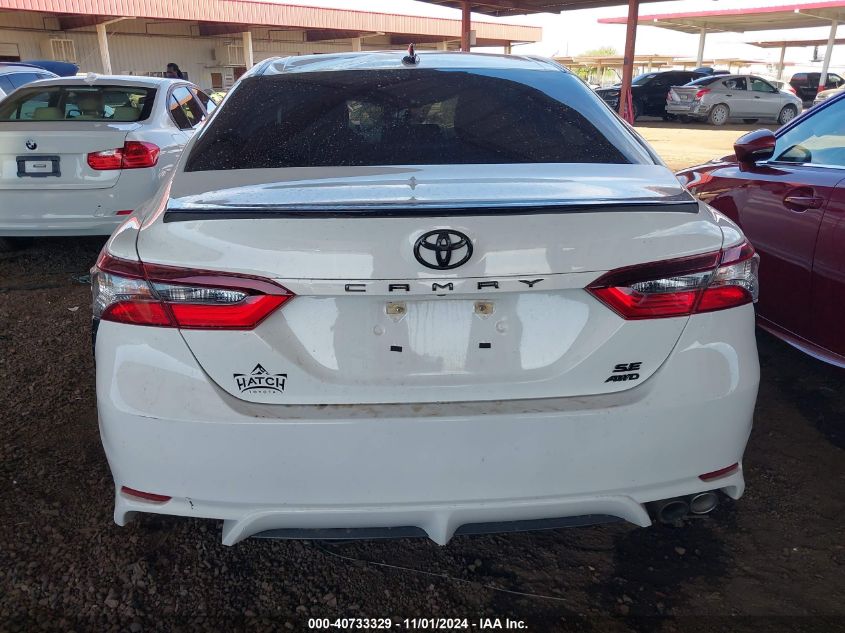 2021 Toyota Camry Se Nightshade Edition Awd VIN: 4T1G11BK8MU020443 Lot: 40733329