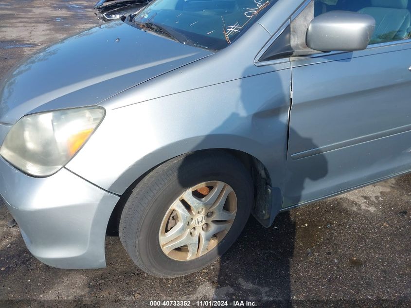 2007 Honda Odyssey Ex-L VIN: 5FNRL38607B069677 Lot: 40733352