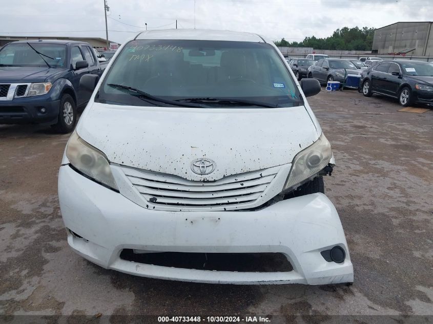 2015 Toyota Sienna L 7 Passenger VIN: 5TDZK3DC1FS602239 Lot: 40733448