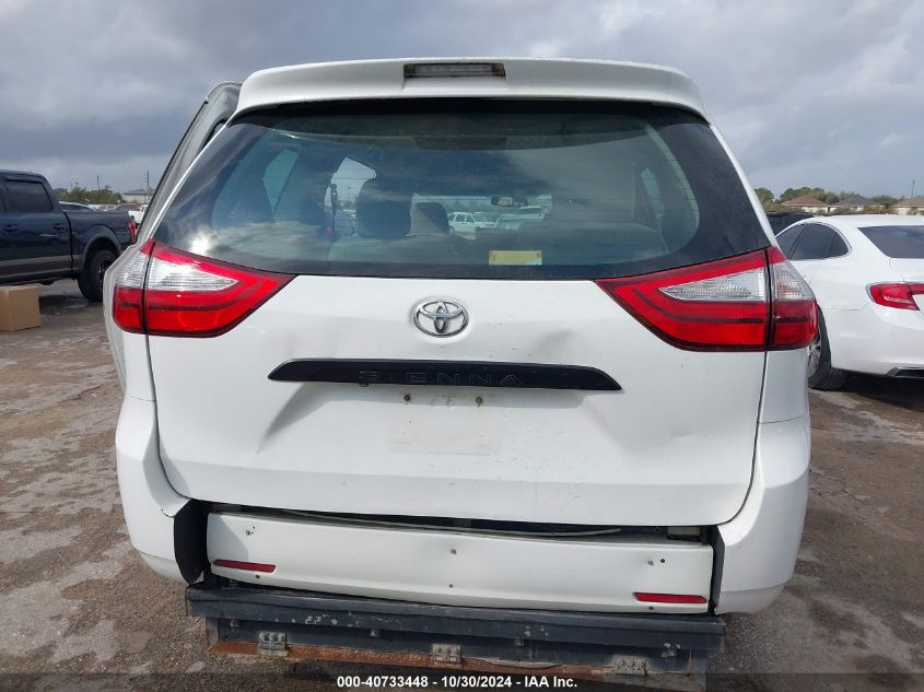 2015 Toyota Sienna L 7 Passenger VIN: 5TDZK3DC1FS602239 Lot: 40733448