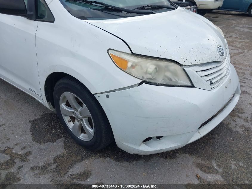 2015 Toyota Sienna L 7 Passenger VIN: 5TDZK3DC1FS602239 Lot: 40733448