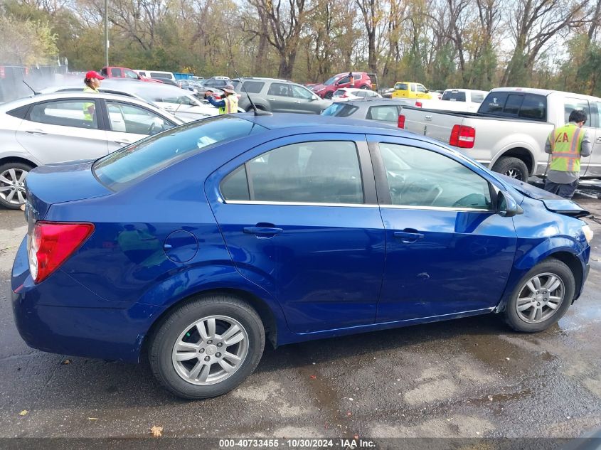 2014 Chevrolet Sonic Lt Auto VIN: 1G1JC5SH8E4181093 Lot: 40733455