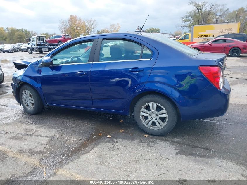 2014 Chevrolet Sonic Lt Auto VIN: 1G1JC5SH8E4181093 Lot: 40733455