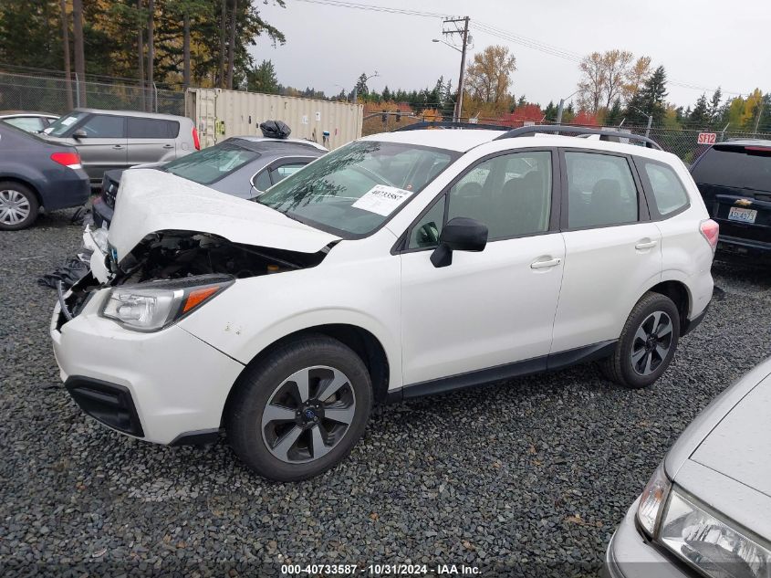 2018 Subaru Forester 2.5I VIN: JF2SJABC0JH460895 Lot: 40733587