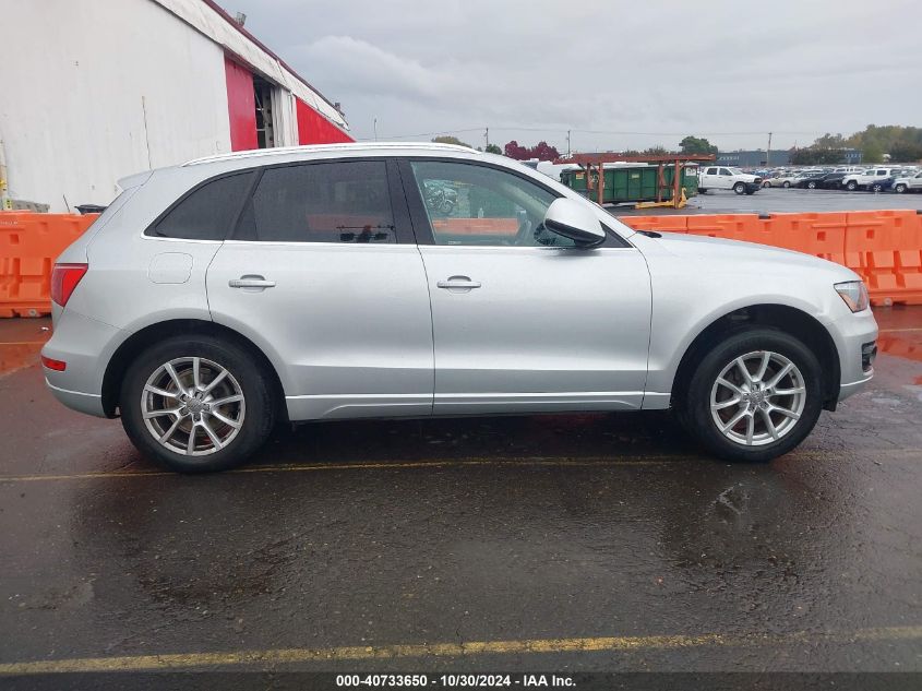 2012 Audi Q5 2.0T Premium VIN: WA1LFBFPXCA082839 Lot: 40733650