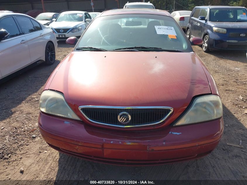 2000 Mercury Sable Ls VIN: 1MEFM53S6YA602737 Lot: 40733820