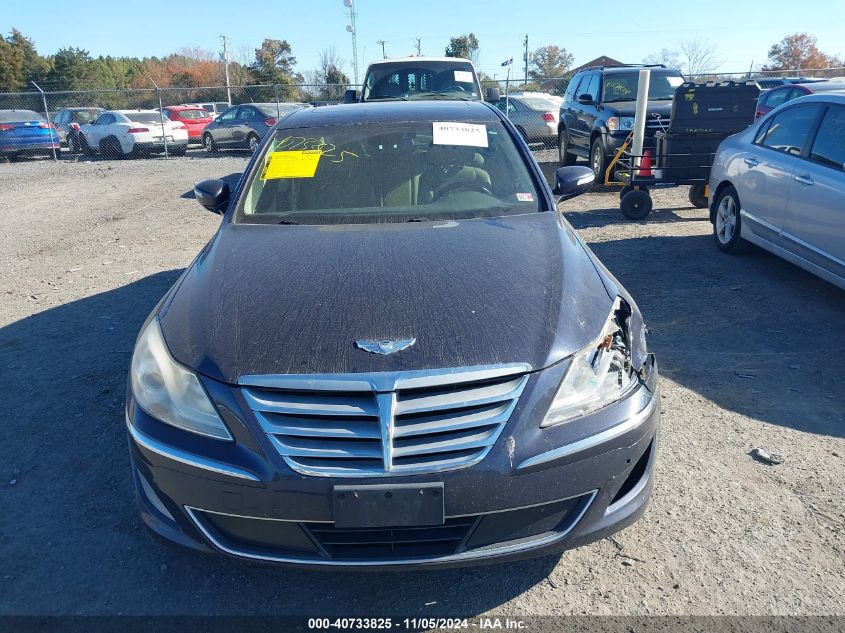 2012 Hyundai Genesis 4.6 VIN: KMHGC4DF6CU176121 Lot: 40733825