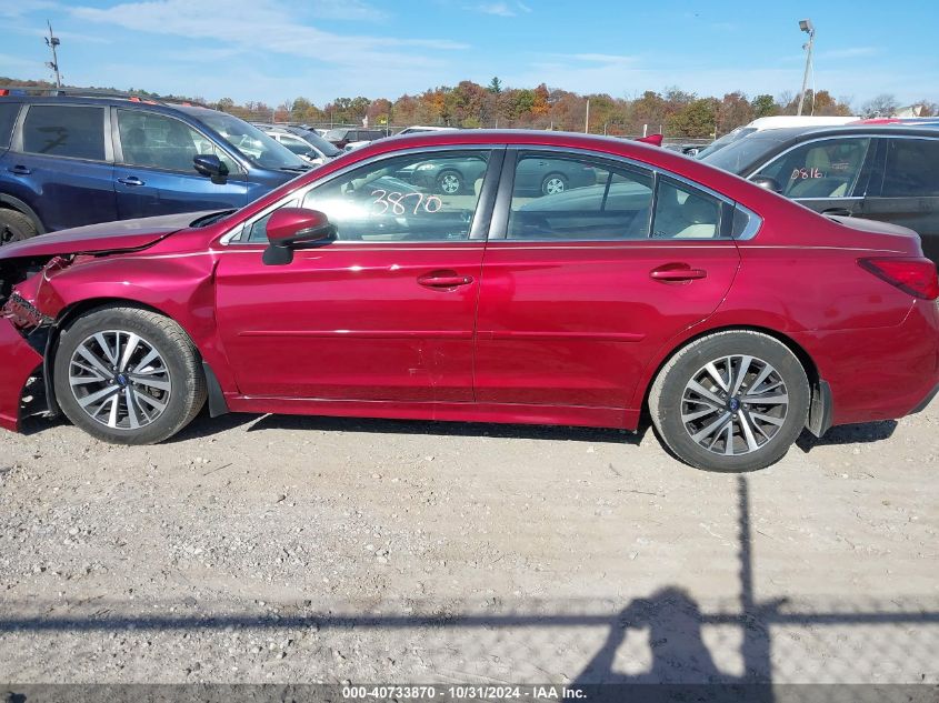 2018 Subaru Legacy 2.5I Premium VIN: 4S3BNAF6XJ3005489 Lot: 40733870