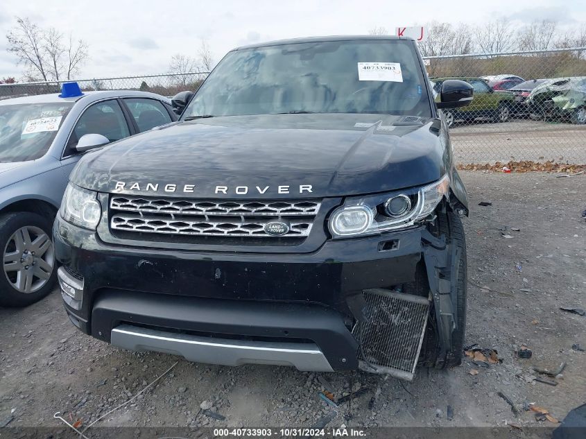 2014 Land Rover Range Rover Sport 3.0L V6 Supercharged Hse VIN: SALWR2WF4EA323033 Lot: 40733903