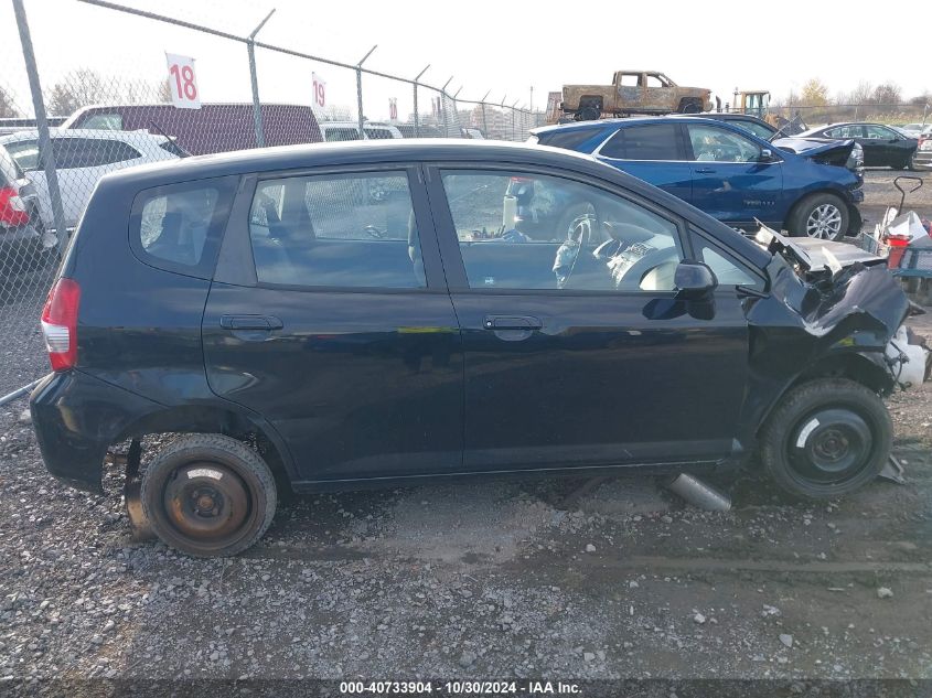 2008 Honda Fit VIN: JHMGD37418S006711 Lot: 40733904