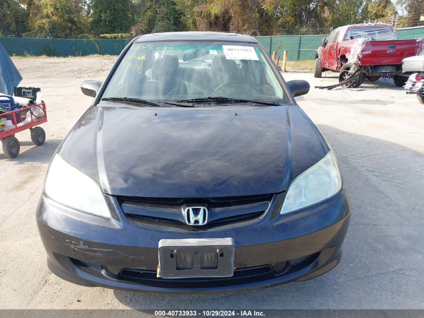 2004 Honda Civic Ex VIN: 2HGES26714H537608 Lot: 40733933