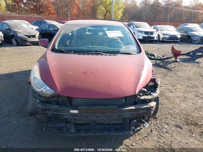 2013 Hyundai Elantra Gls VIN: 5NPDH4AEXDH231928 Lot: 40733996