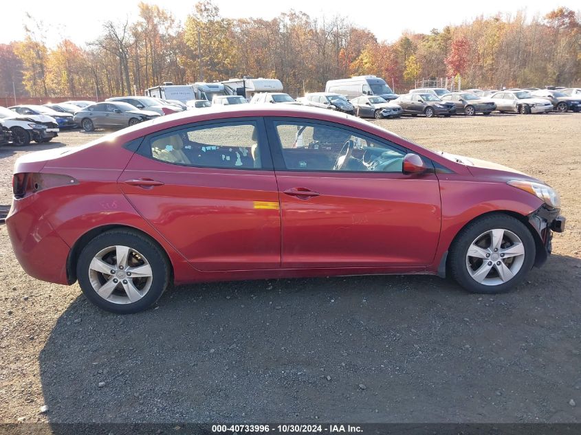 2013 Hyundai Elantra Gls VIN: 5NPDH4AEXDH231928 Lot: 40733996