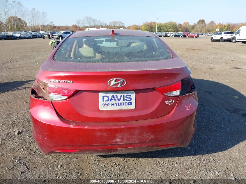 2013 Hyundai Elantra Gls VIN: 5NPDH4AEXDH231928 Lot: 40733996