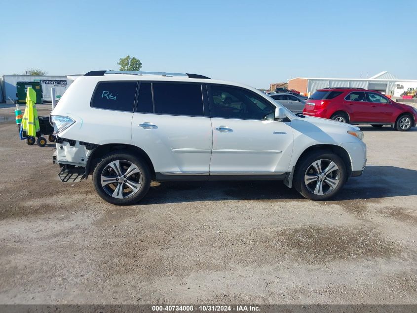 2013 Toyota Highlander Limited V6 VIN: 5TDYK3EH9DS121626 Lot: 40734008