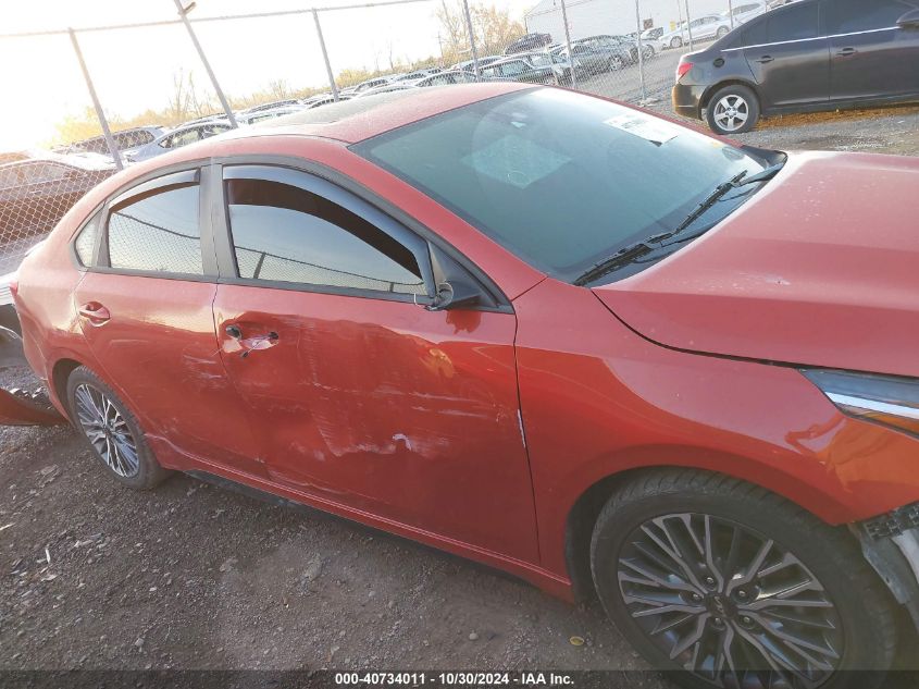 2022 Kia Forte Gt-Line VIN: 3KPF54AD3NE508482 Lot: 40734011