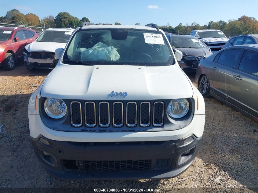 2015 Jeep Renegade Latitude VIN: ZACCJABT5FPB35016 Lot: 40734036