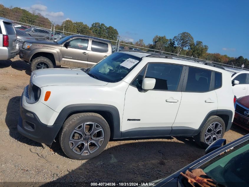 2015 Jeep Renegade Latitude VIN: ZACCJABT5FPB35016 Lot: 40734036