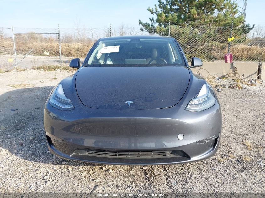 2021 Tesla Model Y Long Range Dual Motor All-Wheel Drive VIN: 5YJYGDEE1MF207255 Lot: 40734082