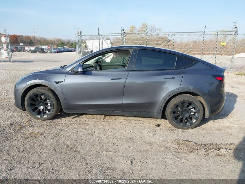 2021 Tesla Model Y Long Range Dual Motor All-Wheel Drive VIN: 5YJYGDEE1MF207255 Lot: 40734082