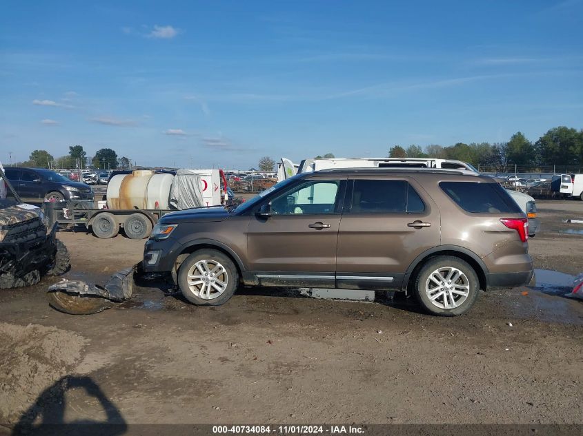 2016 Ford Explorer Xlt VIN: 1FM5K7DH0GG104880 Lot: 40734084